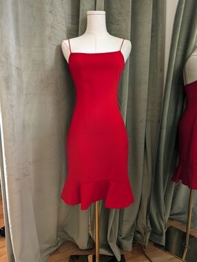 Red Mini Dress- LIKELY Mini Dress Size 0